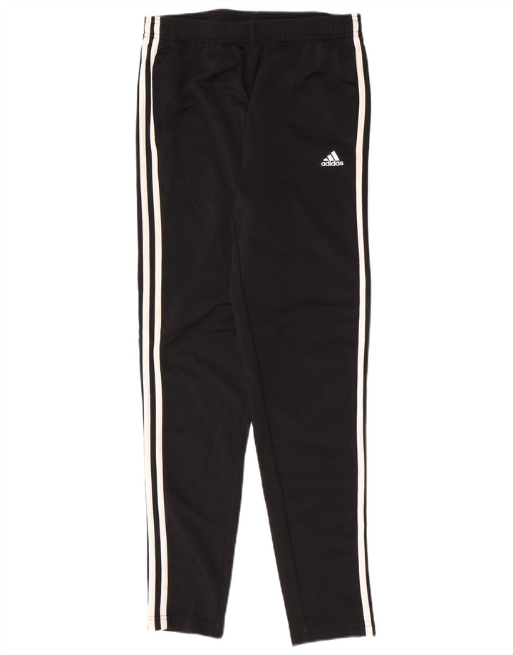 Pantaloni da tuta Adidas da ragazzo slim fit 13-14 anni in poliestere nero
