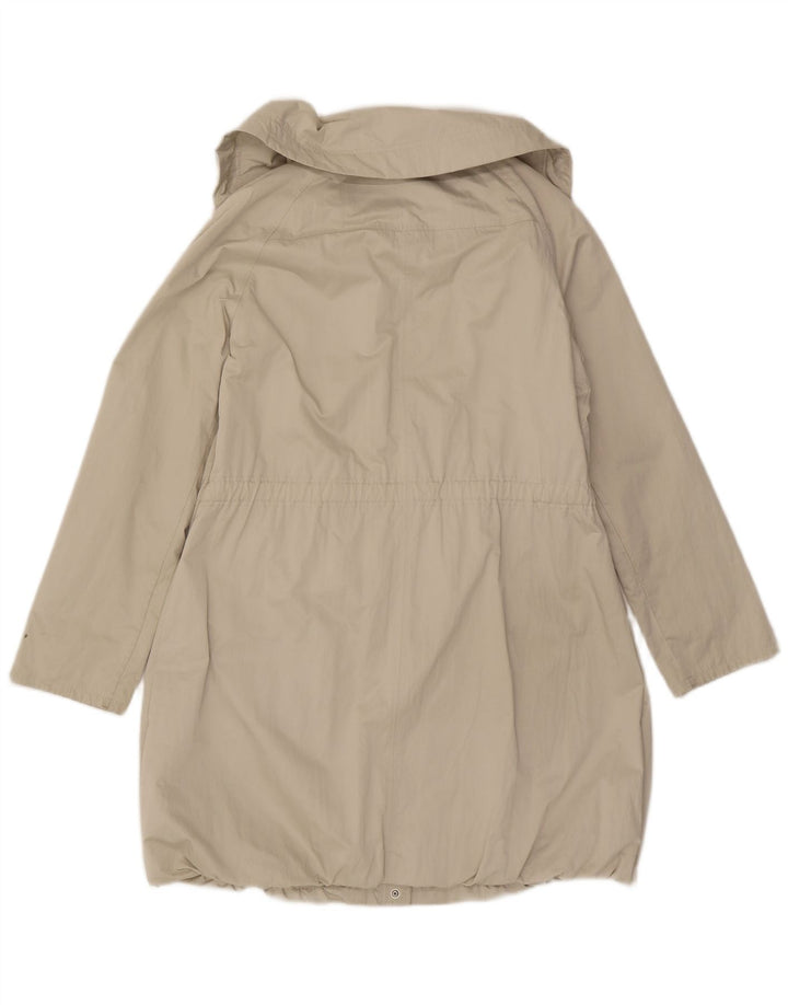 MINT VELVET Giacca parka oversize da donna UK 10 Small Beige Poliestere