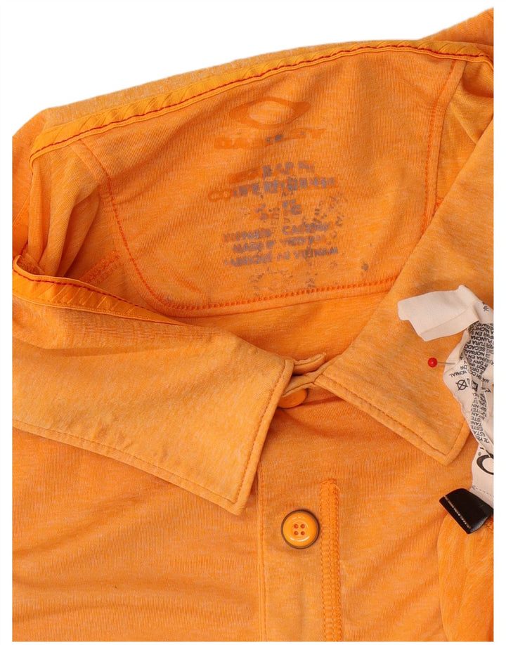 Polo da uomo Oakley 2XL arancione in poliestere