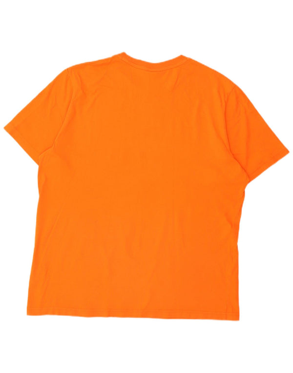 T-shirt grafica Nike KNVB da uomo UK 46/48 XL Cotone arancione