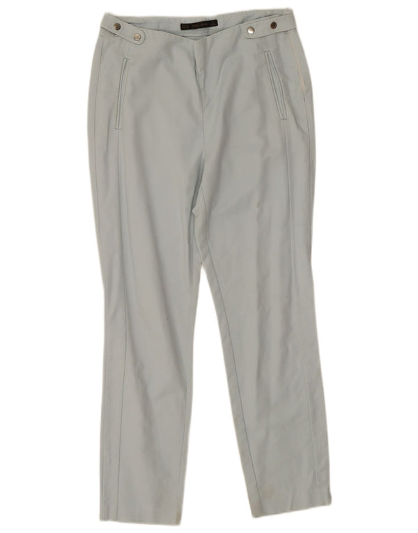 Pantaloni casual slim da donna Zara EU 38 Small W28 L25 Blu