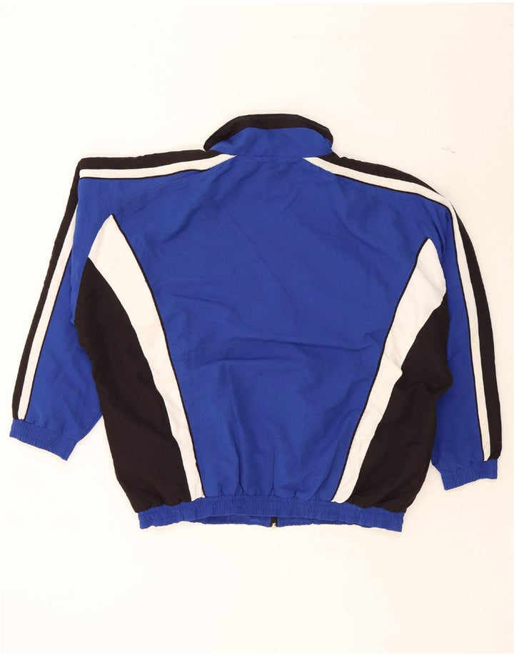 JAKO Mens Loose Fit Tracksuit Top Jacket Medium Blue Colourblock Polyester Vintage Jako and Second-Hand Jako from Messina Hembry 