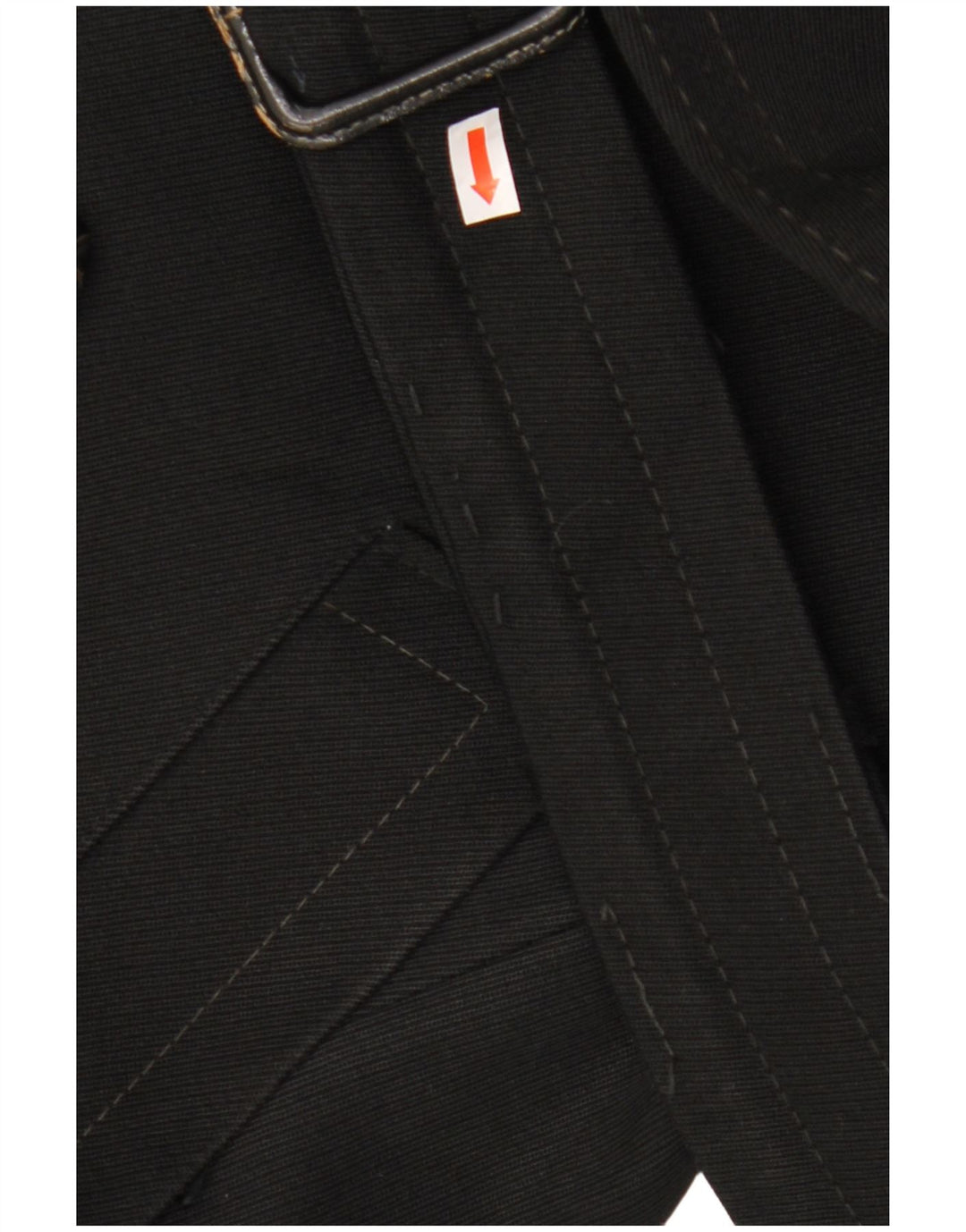 Trench da uomo LORD IT 48 medio in lana nera