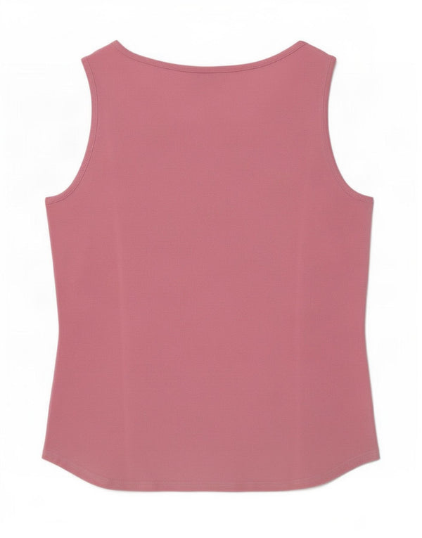 Canotta da donna Lacoste taglia 44 grande in cotone rosa