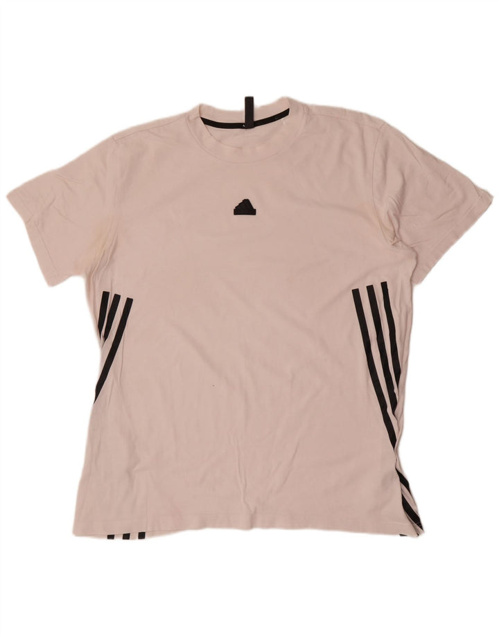 Maglietta Adidas da uomo grande bianca
