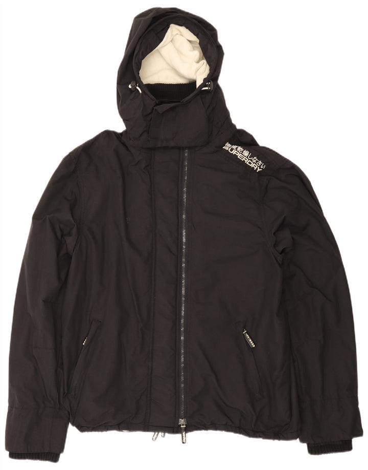 Giacca a vento con cappuccio da donna SUPERDRY The Windcheater UK 20 2XL Nera