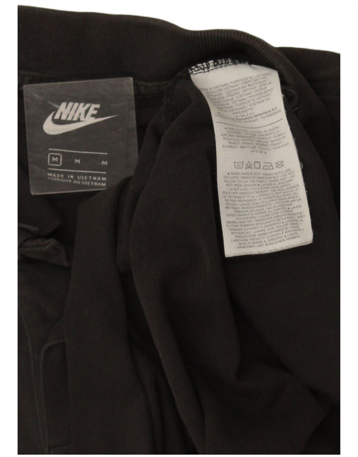 Polo Nike da uomo in cotone grigio medio