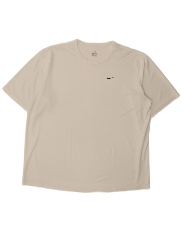 Maglietta Nike Dri Fit da uomo 2XL bianca