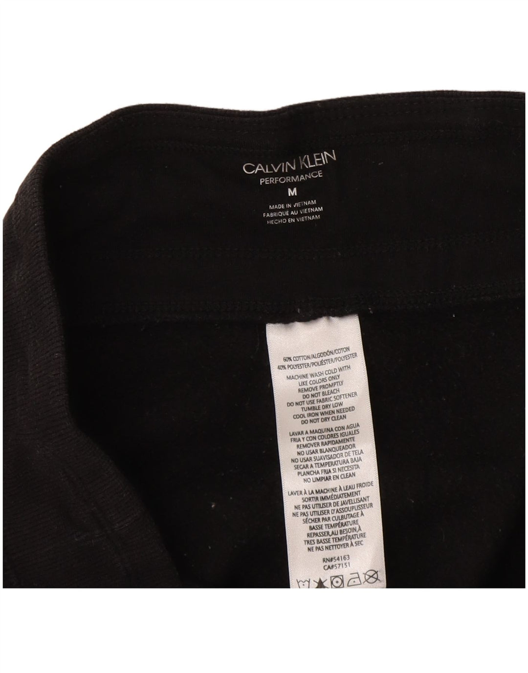 CALVIN KLEIN Pantaloni da tuta da donna Joggers UK 14 Medium Nero