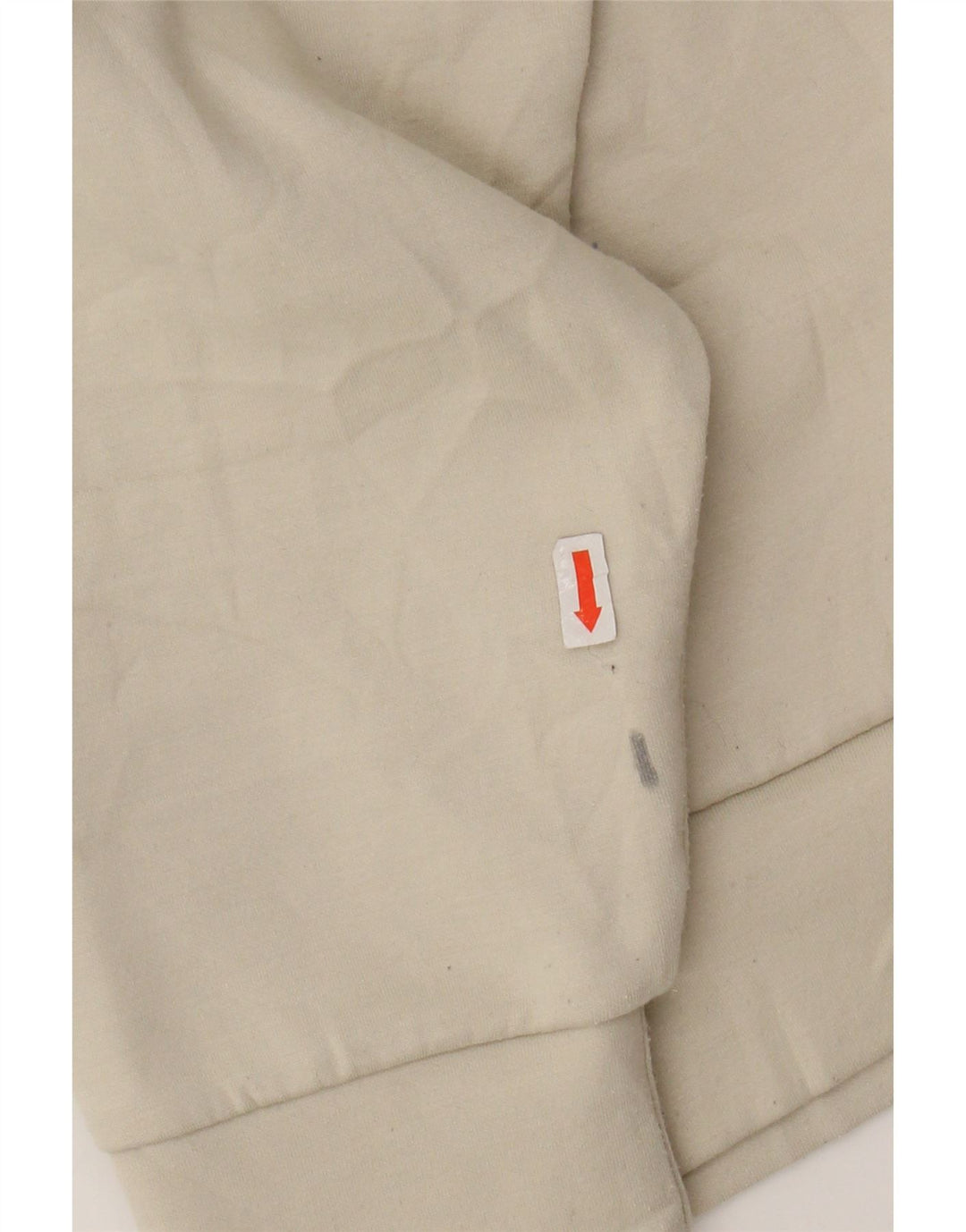 Maglione con cappuccio da uomo CHAMPION piccolo in cotone bianco sporco