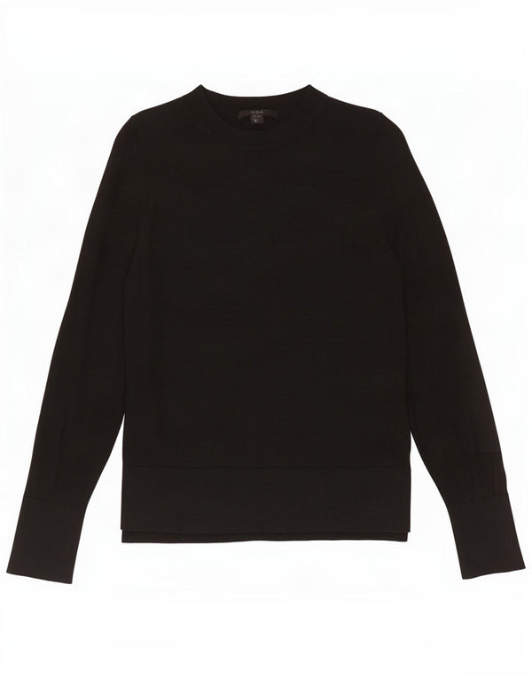 Maglione maglione girocollo da donna Cos UK 6 XS lana nera