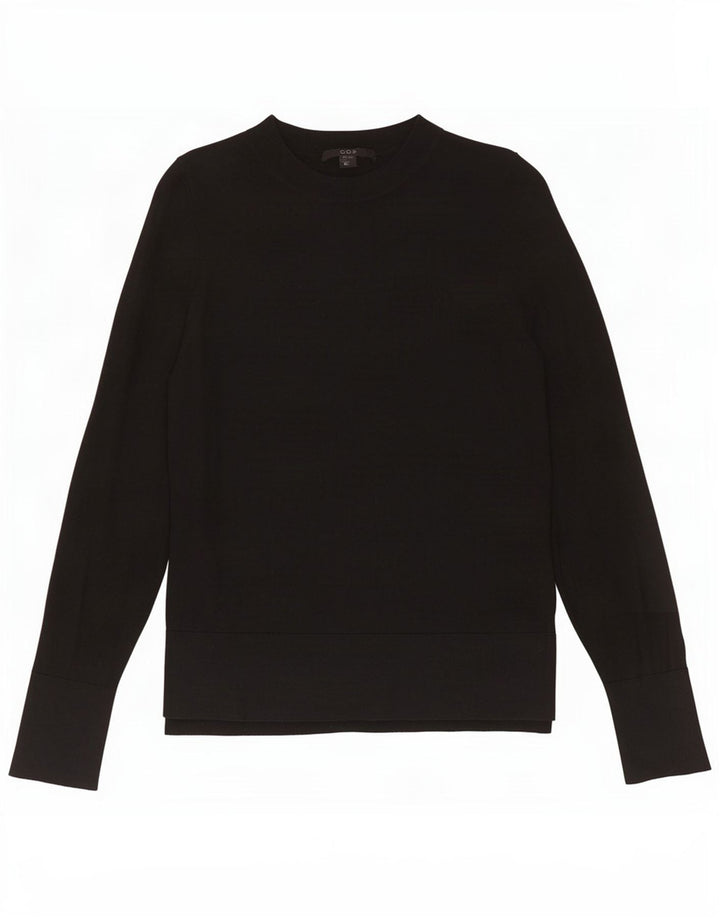 Maglione maglione girocollo da donna Cos UK 6 XS lana nera
