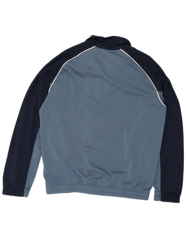 Giacca da tuta da uomo Nike UK 41/43 Large Blu Navy Colourblock