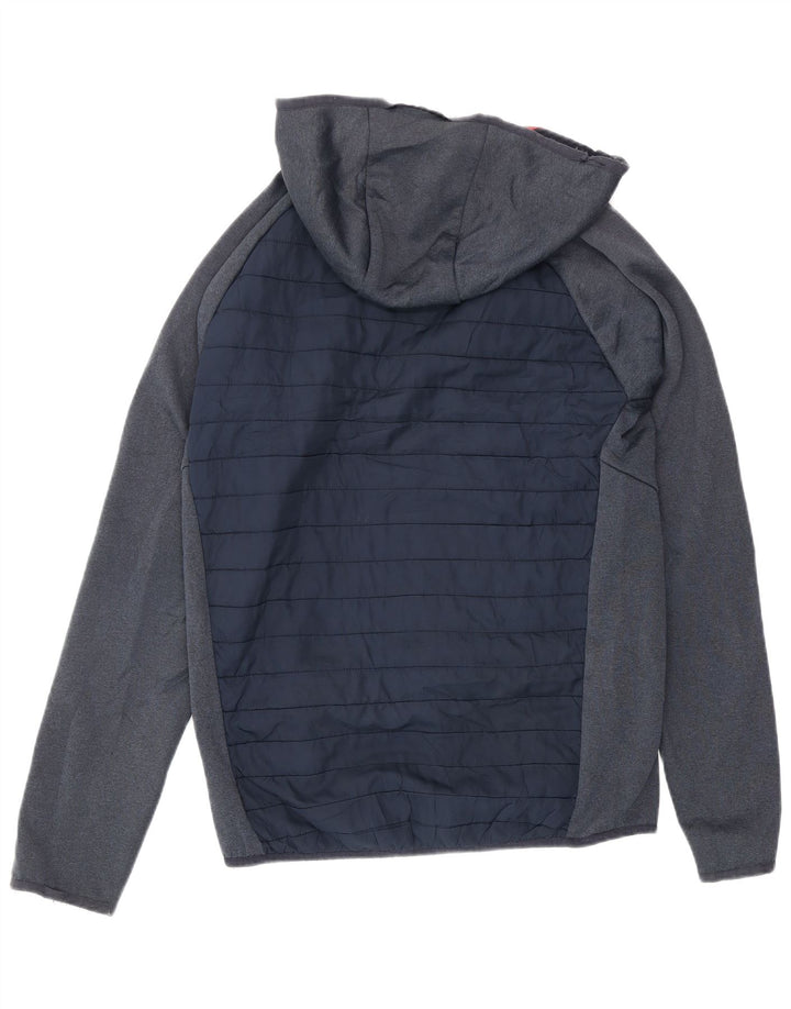 Giacca da ginnastica da uomo imbottita con cappuccio Jack & Jones piccola blu navy