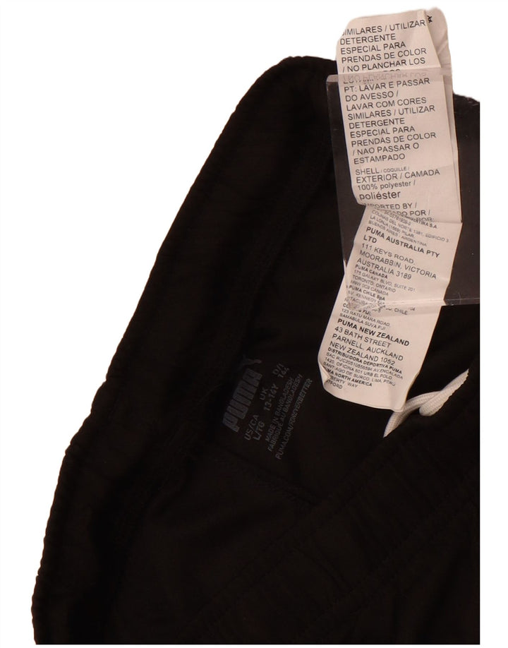 Pantaloncini sportivi Puma da ragazzo 13-14 anni in poliestere nero