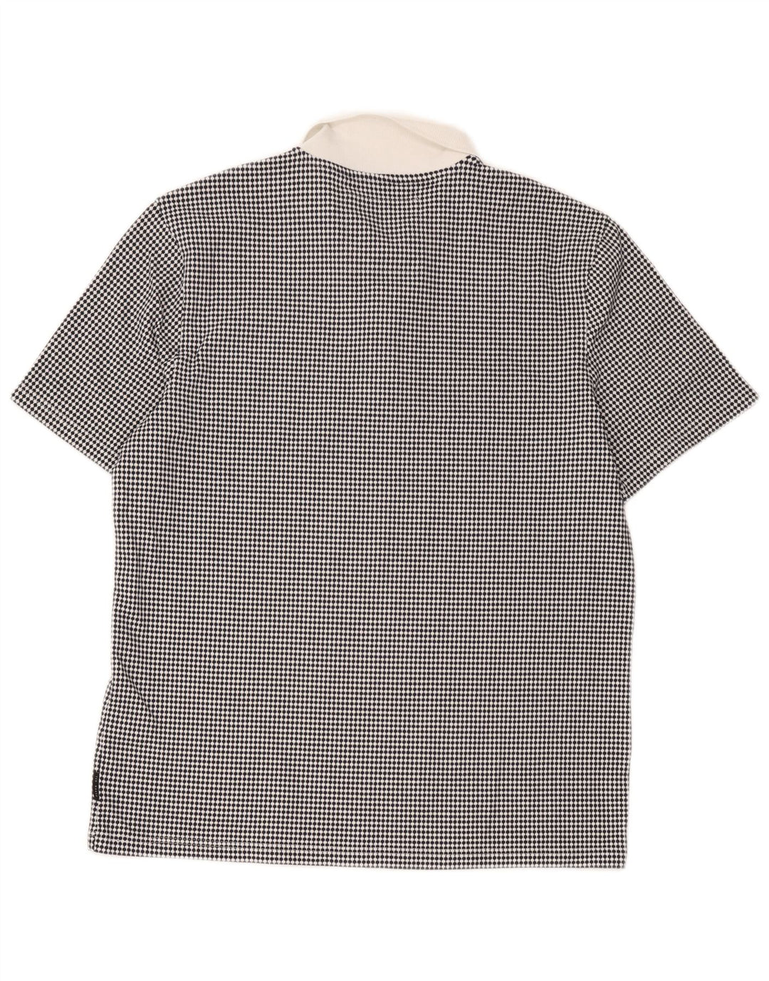 Polo da rugby da uomo Ted Baker taglia 4 grande poliestere geometrico nero