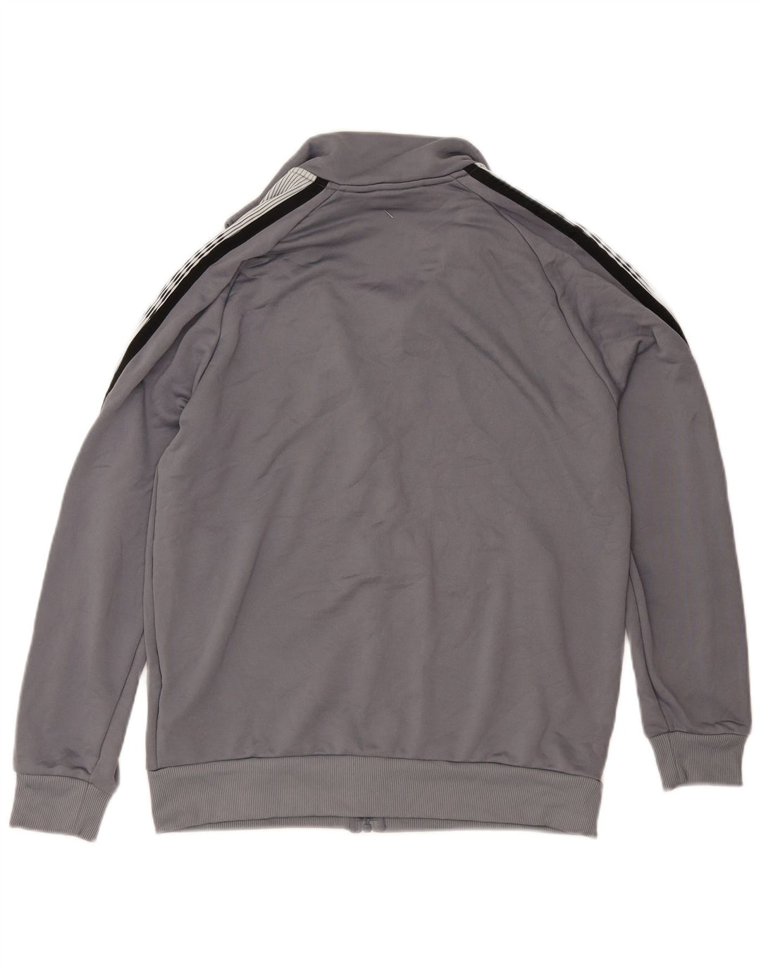 PUMA Mens Graphic Tracksuit Top Jacket Medium Grey Colourblock Polyester