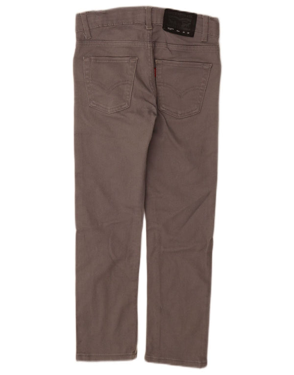Levi's Ragazzi 510 Jeans Skinny 7-8 Anni W24 L22 Grigio