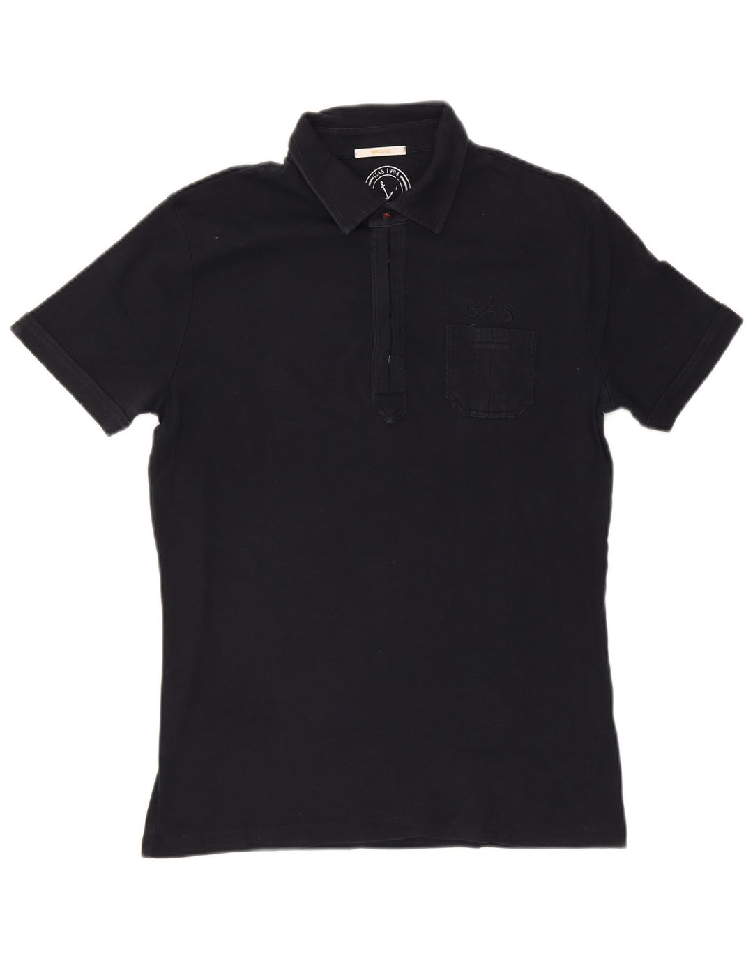 Polo da uomo Gas XL in cotone blu navy