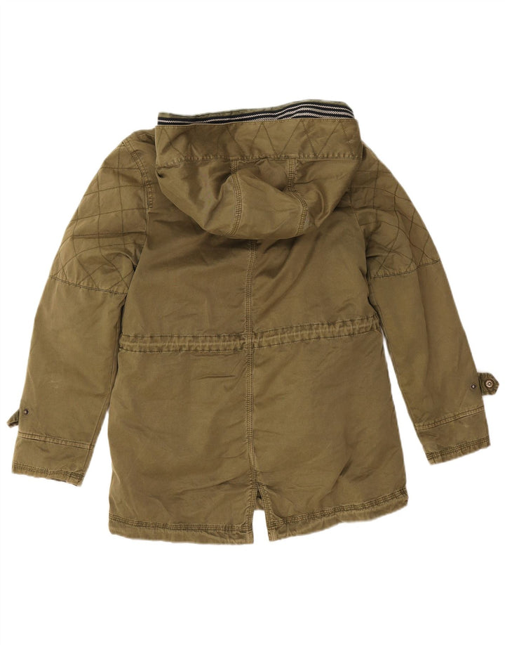 Parka con cappuccio per ragazze Zara 13-14 anni in poliestere kaki