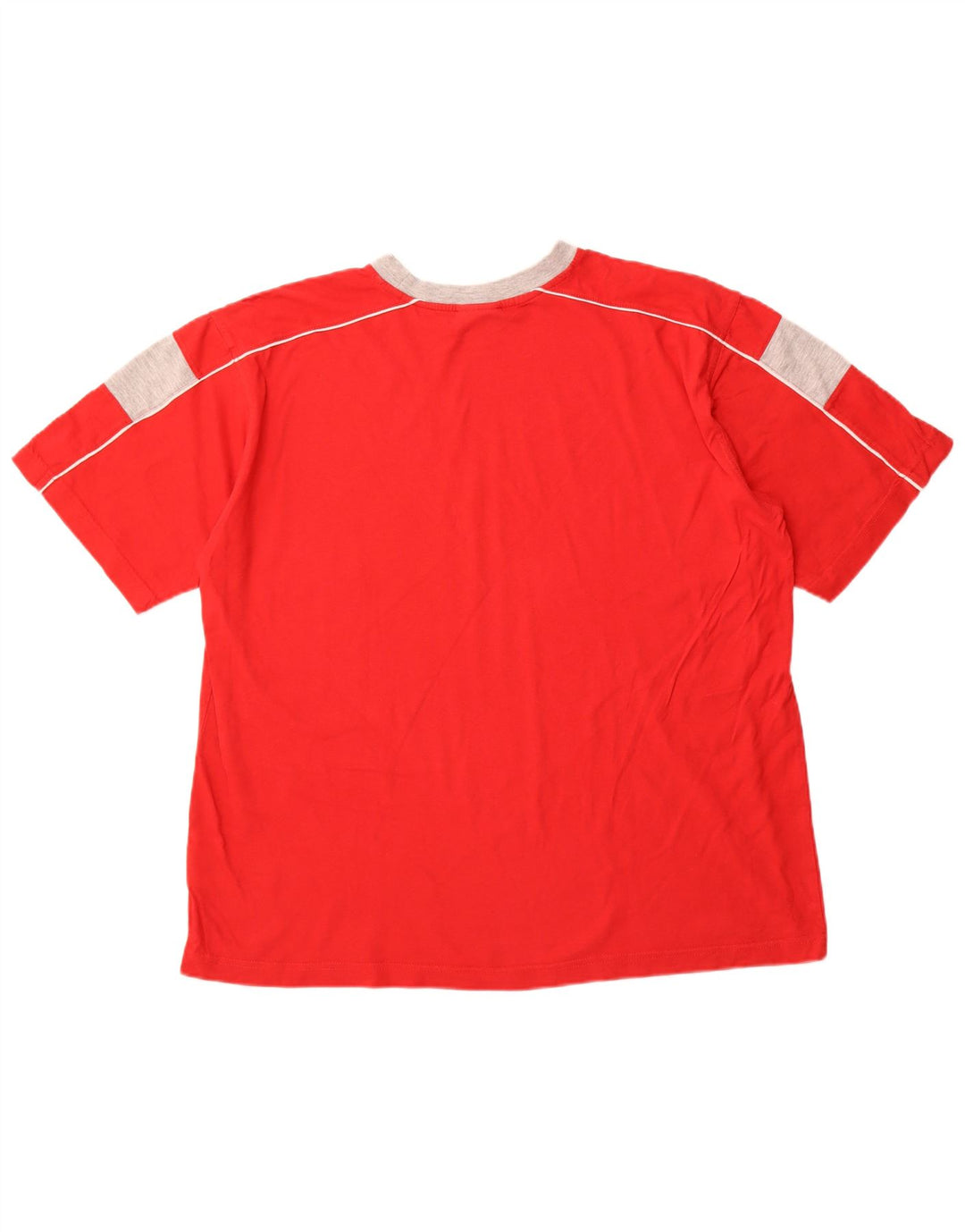T-shirt REEBOK da uomo Top XL in cotone color block rosso