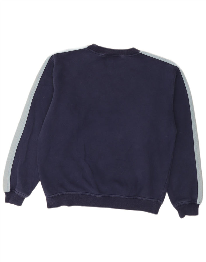 Felpa grafica da uomo Fila IT 46/48 Small Blu Navy Colourblock