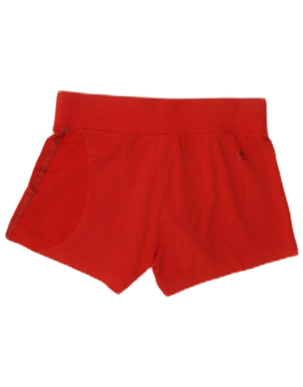 Pantaloncini sportivi Adidas da donna UK 10 piccoli in cotone rosso