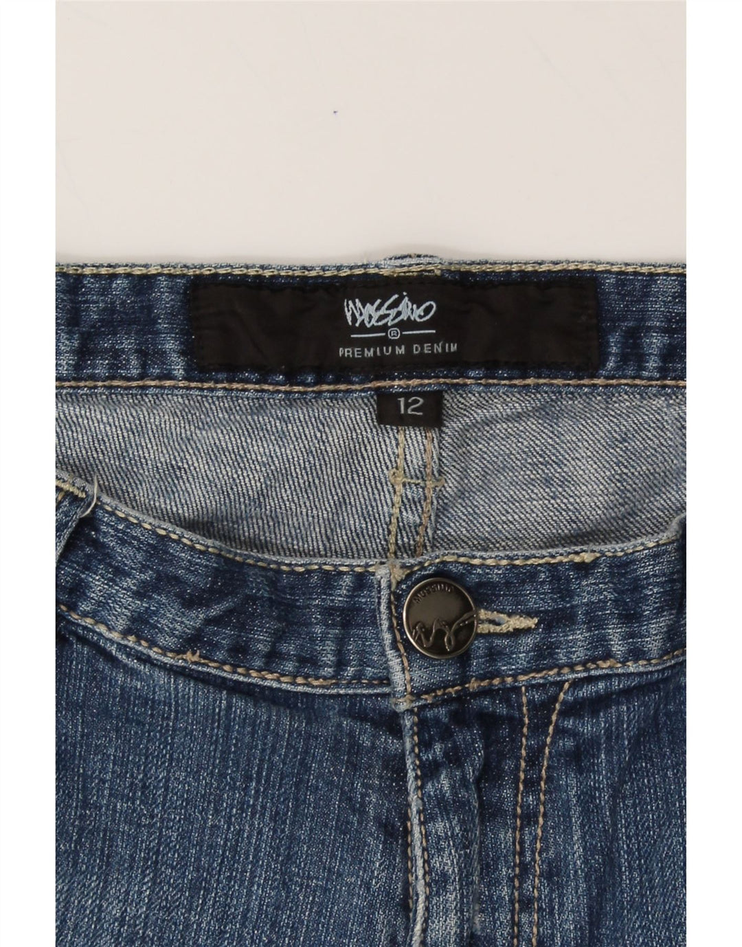 MOSSIMO Womens Bootcut Jeans US 12 Large W34 L32 Blue Cotton Vintage Mossimo and Second-Hand Mossimo from Messina Hembry 