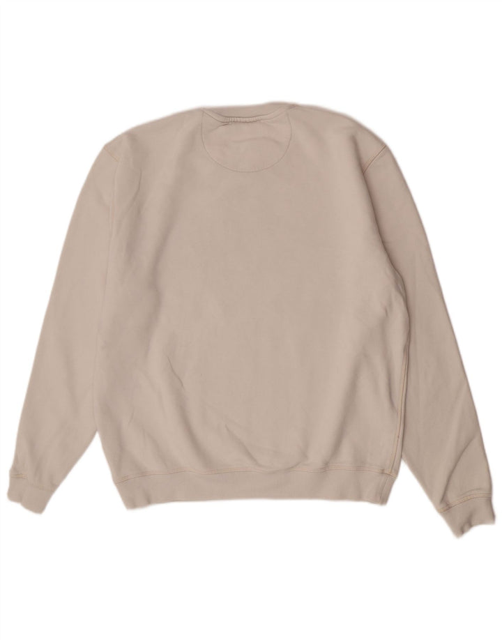 Felpa grafica da uomo Jack Wills Maglione grande cotone bianco