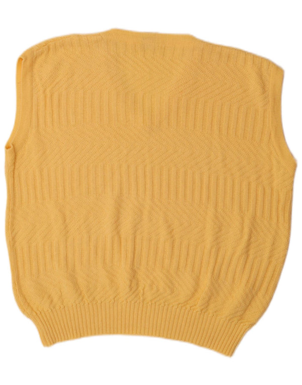 Canotta Canotta Uomo Angelo Litrico IT 52/54 Large Cotone Giallo