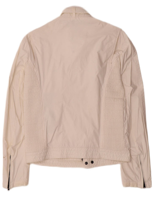 Giubbotto bomber da donna Blauer UK 10 piccolo nylon bianco