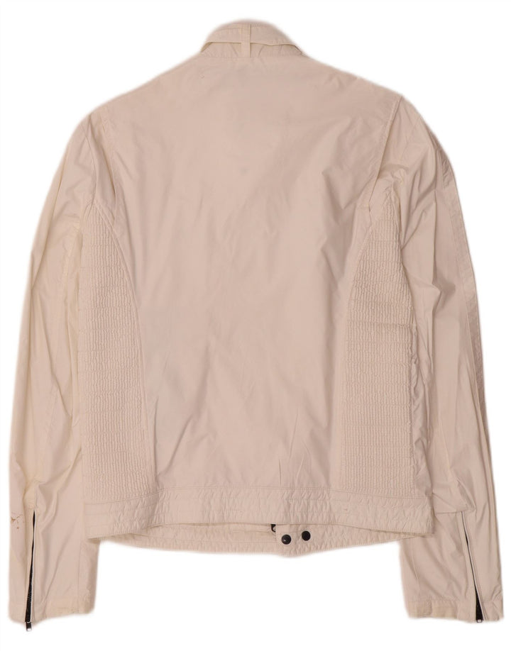 Giubbotto bomber da donna Blauer UK 10 piccolo nylon bianco
