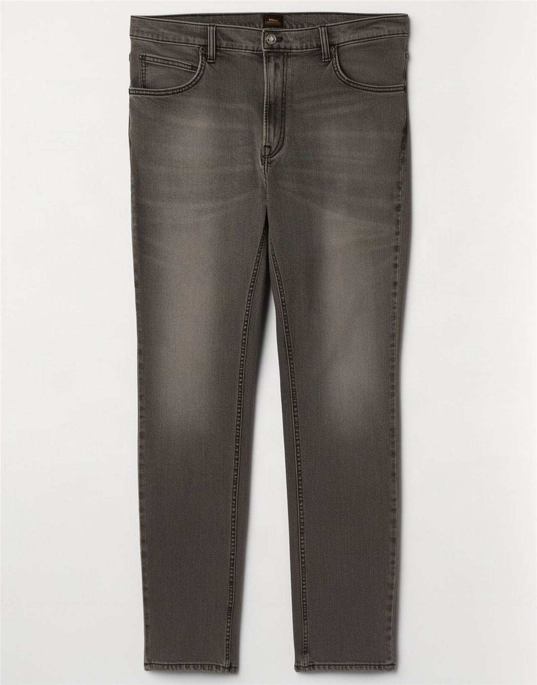 Jeans dritti slim Lee Rider da uomo W36 L32 cotone grigio