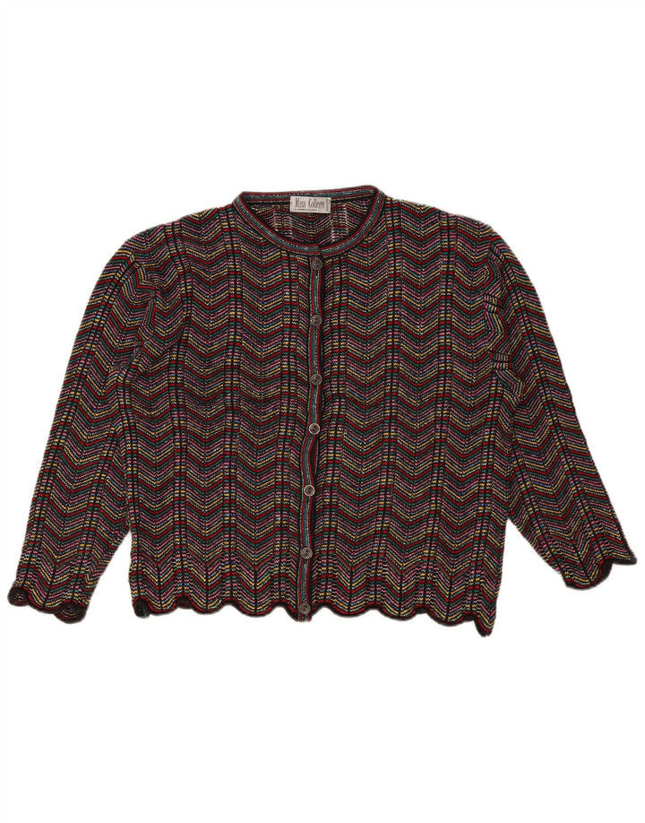 Maglione cardigan da donna College By Marcazzani UK 14 medio multicolore