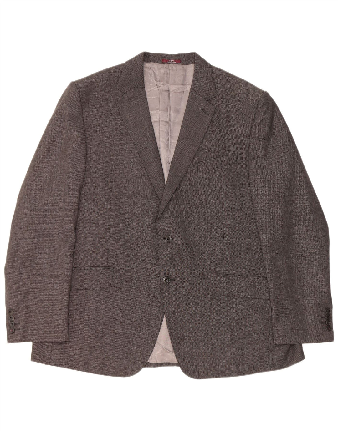 Giacca blazer a 2 bottoni vestibilità regolare da uomo Marks & Spencer UK 46 XL Grigia