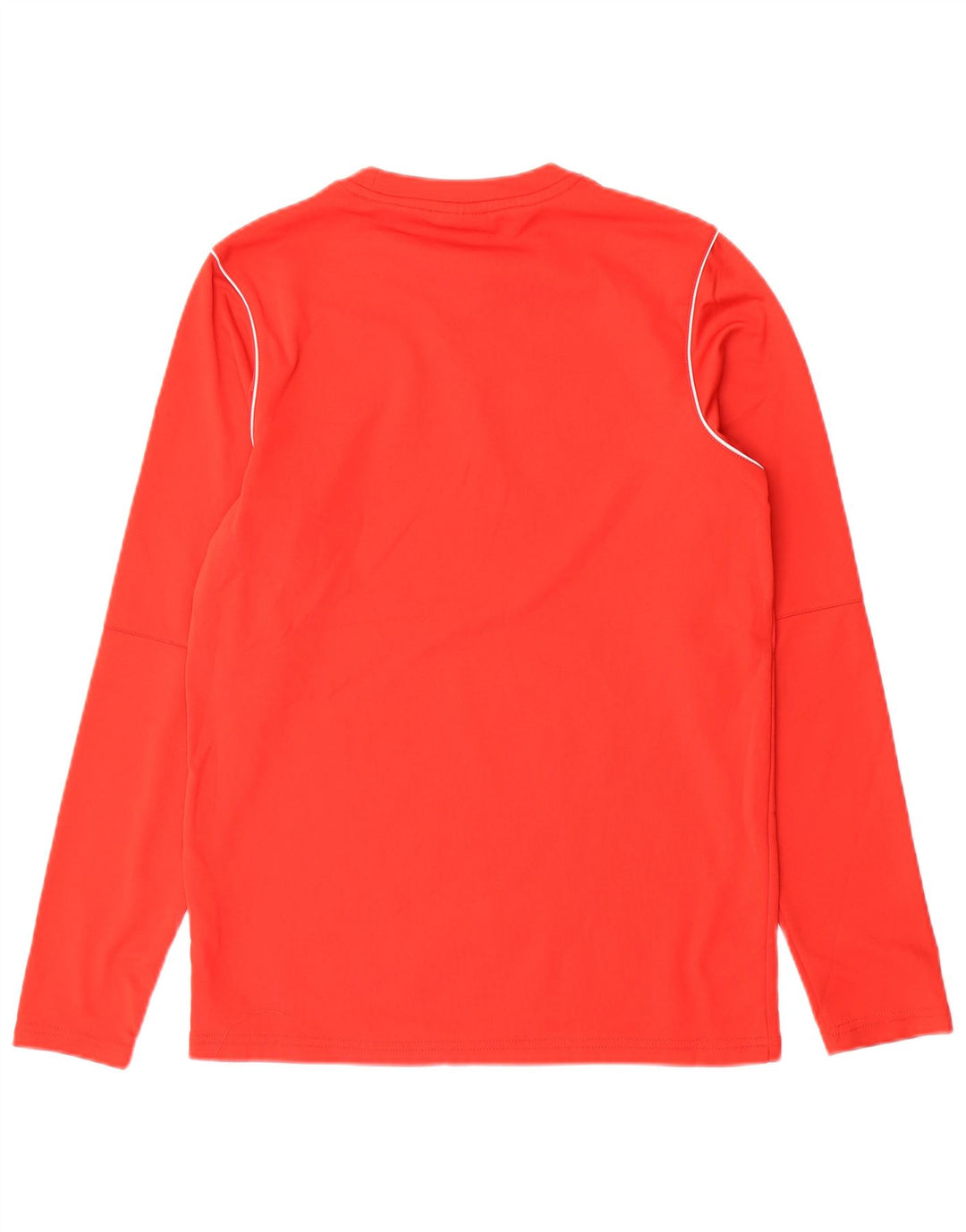 Maglia Nike Dri Fit da uomo a manica lunga piccola rossa in poliestere