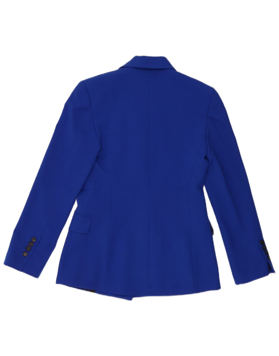 Giacca blazer doppiopetto vestibilità ampia da donna Zara UK 6 XS poliestere blu