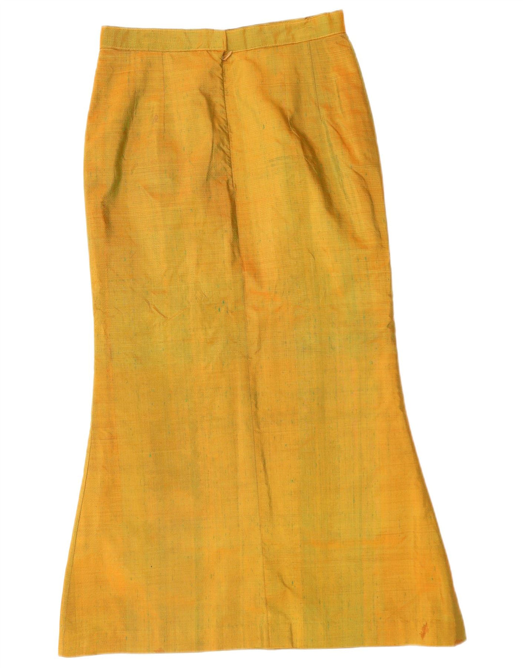 Gonna a tulipano da donna VINTAGE W28 giallo medio screziato