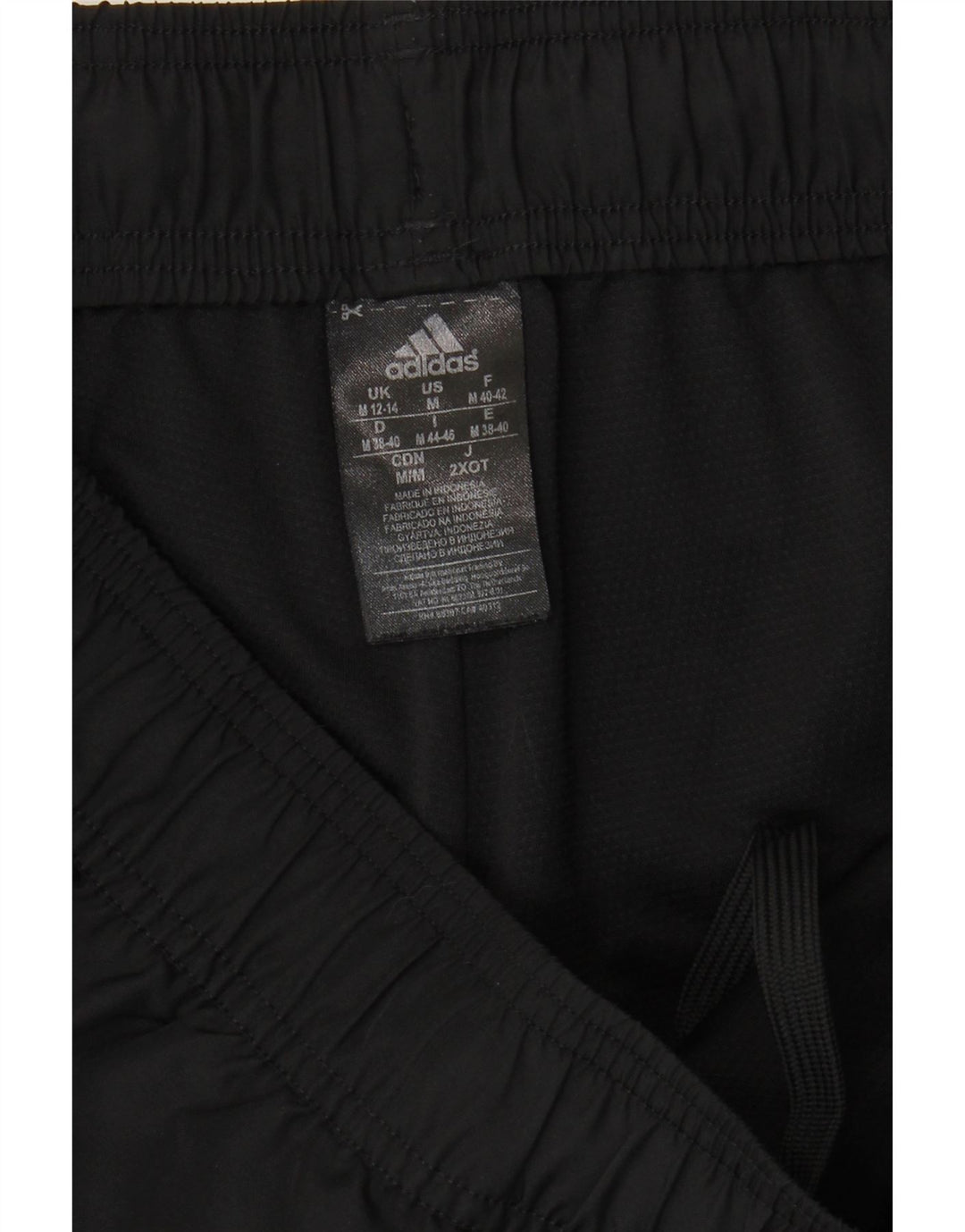 Pantaloni da tuta ADIDAS Climalite da donna UK 12/14 poliestere nero medio