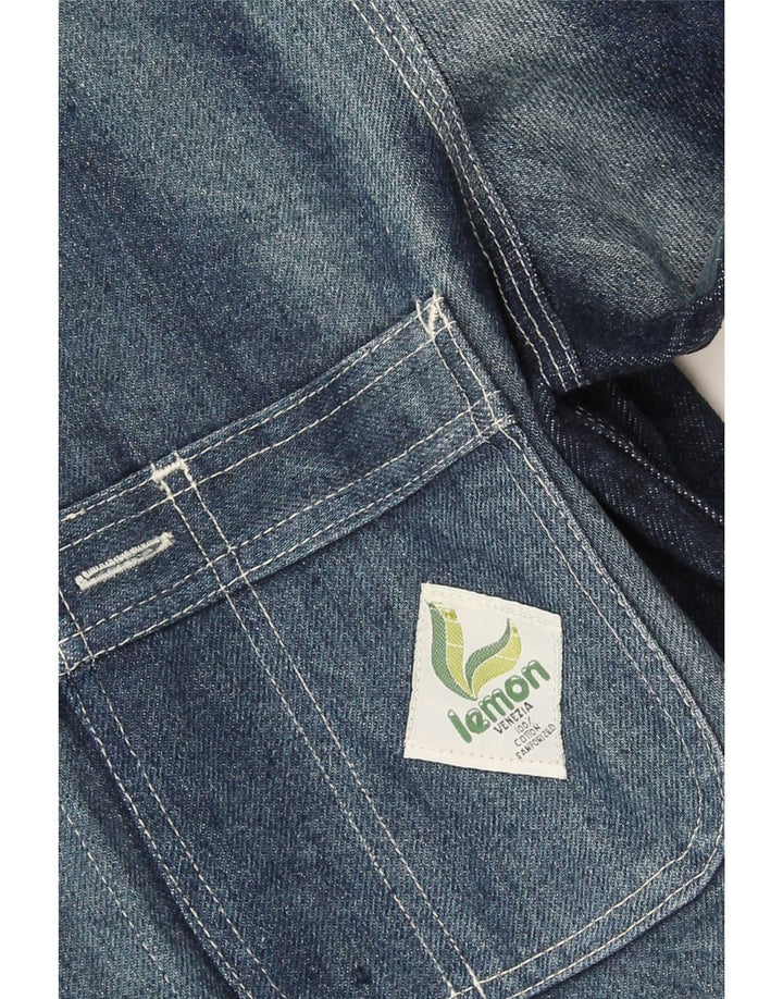 Giacca in denim da uomo Lemon UK 36 piccolo cotone blu