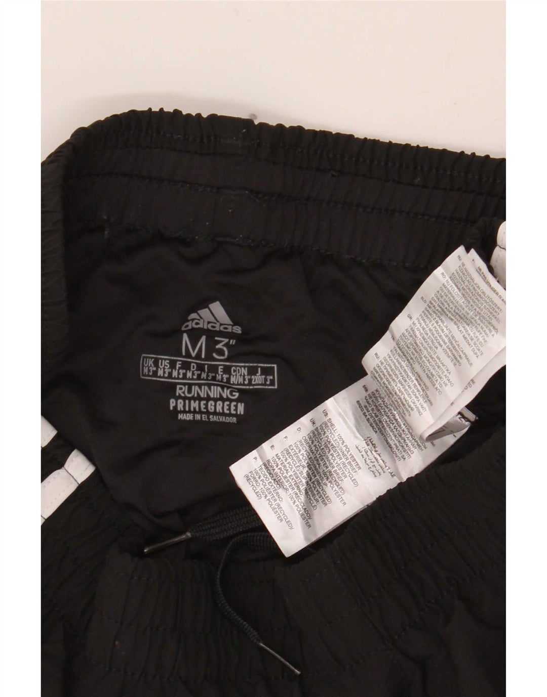 Pantaloncini sportivi Adidas Primegreen da donna UK 14 poliestere nero medio
