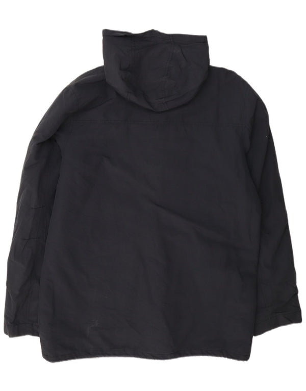 Giacca a vento con cappuccio da uomo Penguin UK 40 Large Blu Navy
