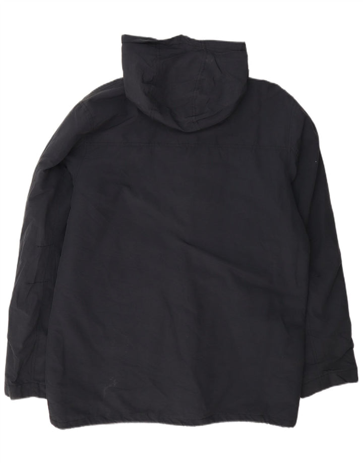 Giacca a vento con cappuccio da uomo Penguin UK 40 Large Blu Navy