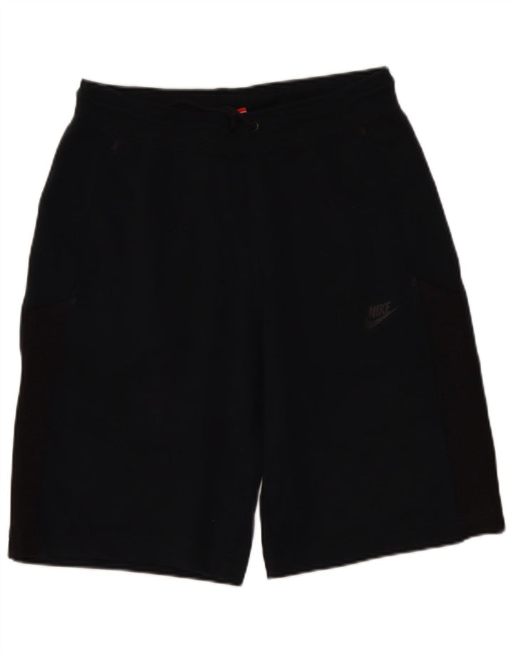 Pantaloncini sportivi Nike da uomo, cotone medio nero