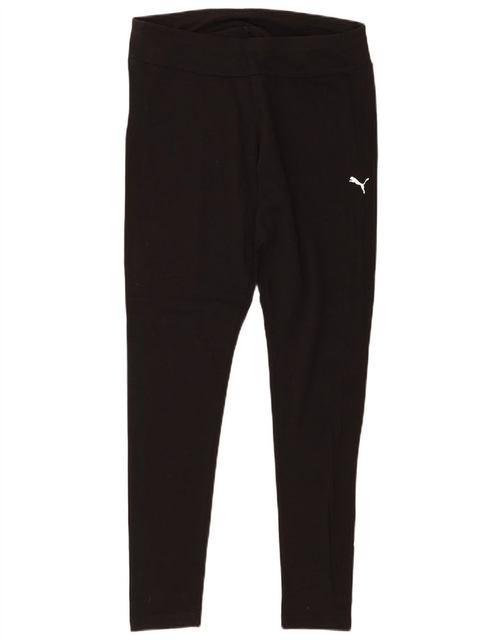 Leggings Puma da donna UK 12 medio nero cotone