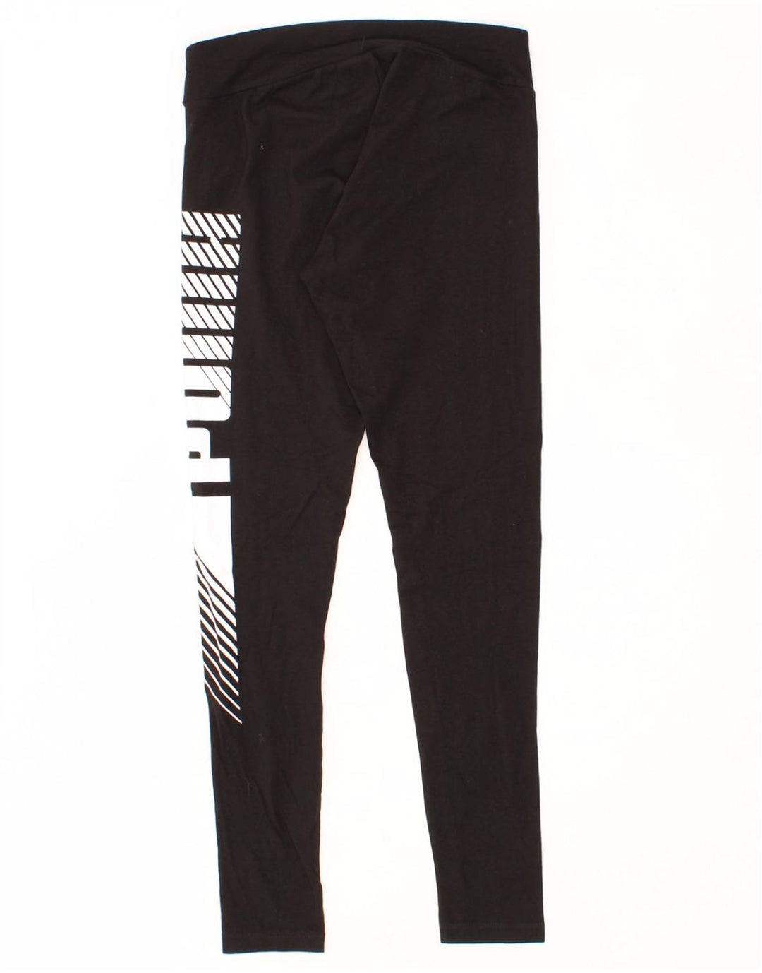 PUMA Womens Graphic Leggings UK 8 Small  Black Cotton Vintage Puma and Second-Hand Puma from Messina Hembry 