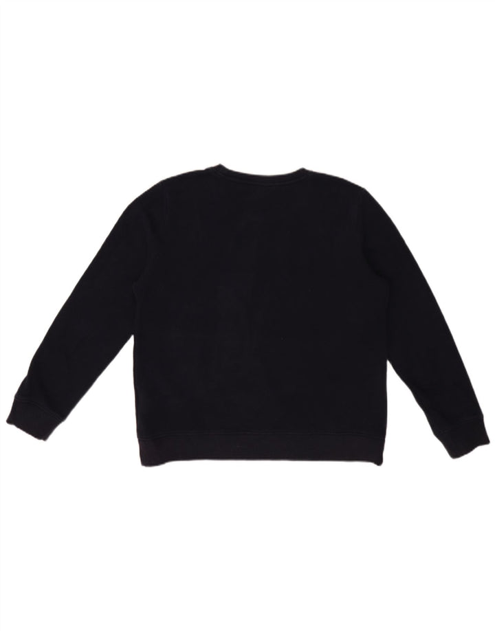 Felpa grafica da donna Tommy Hilfiger Maglione UK 14 Medio Blu Navy