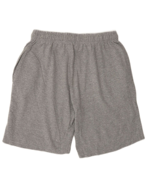 Pantaloncini sportivi grafici da bambino Lotto 13-14 anni Large in cotone mélange grigio