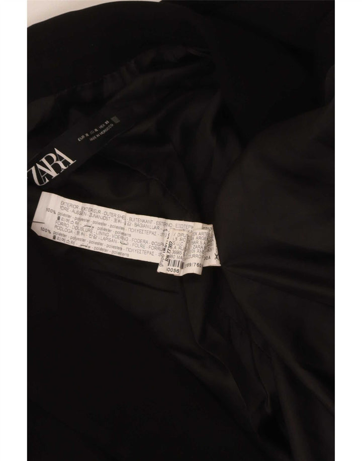 Giacca blazer aperta da donna con maniche a 3/4 Zara UK 18 XL poliestere nero