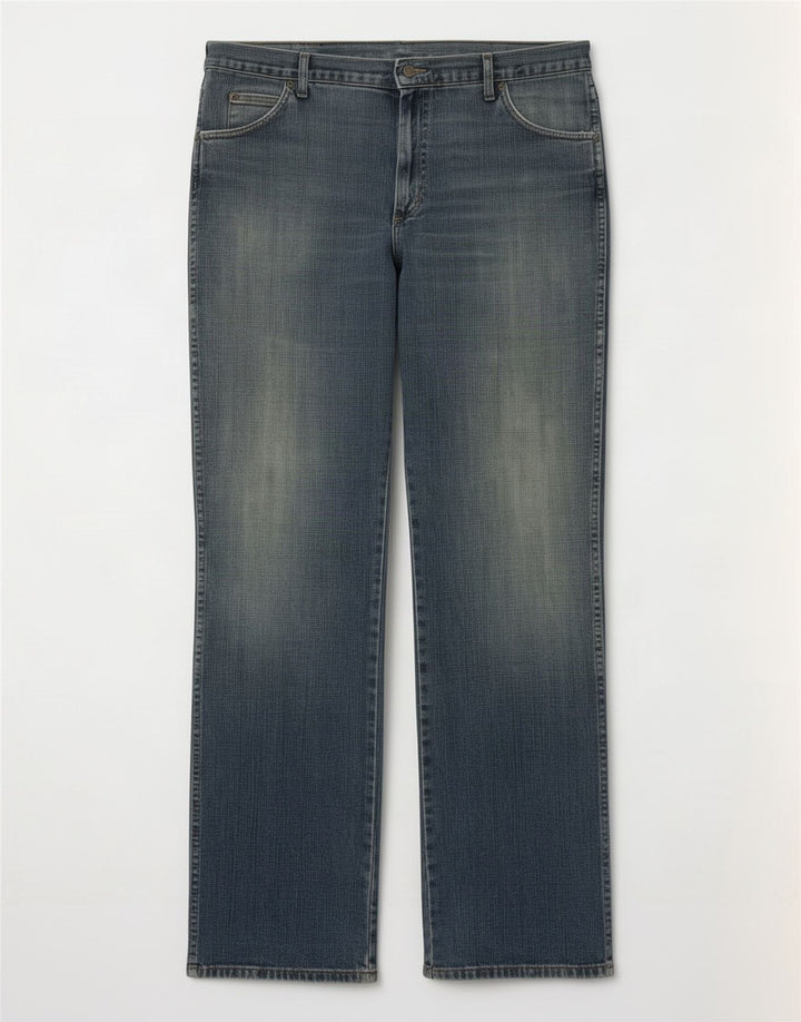 Jeans Bootcut da uomo Wrangler W38 L34 cotone blu